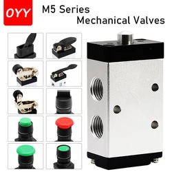 M5B110-06 Mechanical Valve M5CM5D M5R M5L M5Y M5PP Pneumatic Manual Switch M5PF210-08