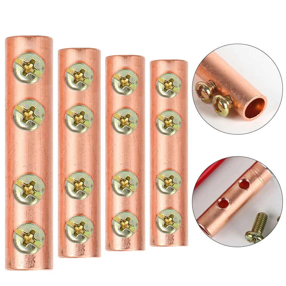 1pc GT16/25/35/50 Pressure-free Copper Tube Connector Terminal Block Wire Connection Electrical Equipment Supplies