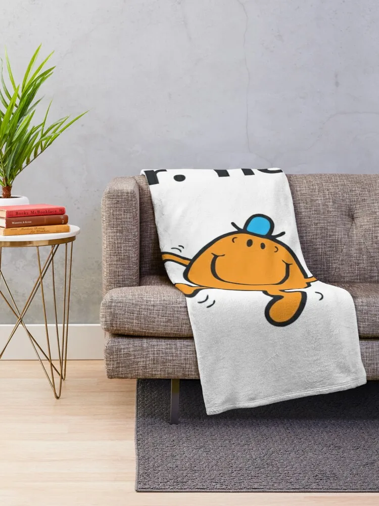 Unique Print with Mr. Tickle Cool Throw Blanket Blanket For Sofa Quilt Blanket Personalized Gift