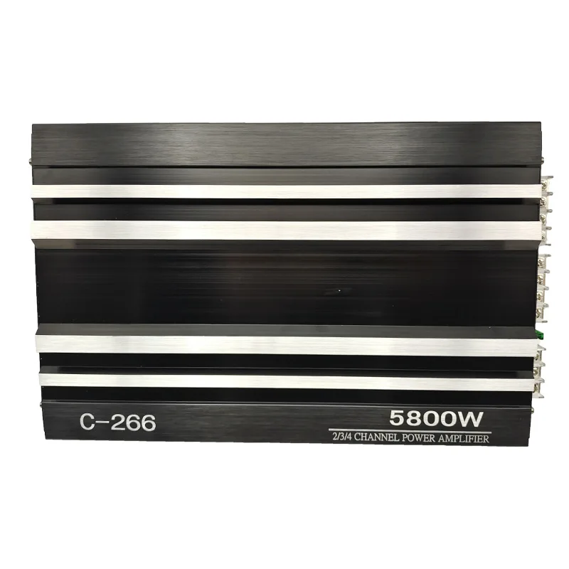 

2025 hot sale Factory direct sales of four-channel car power amplifier C-266 audio modified 4 * 50W four-way car power amplifier
