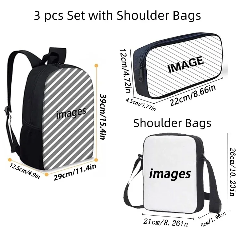 Cartoon Mini-Craft Kind Schulrucksack mit Umhängetaschen Bleistiftbeutel für den Kindergarten, leichte Schultaschen für Jungen und Mädchen