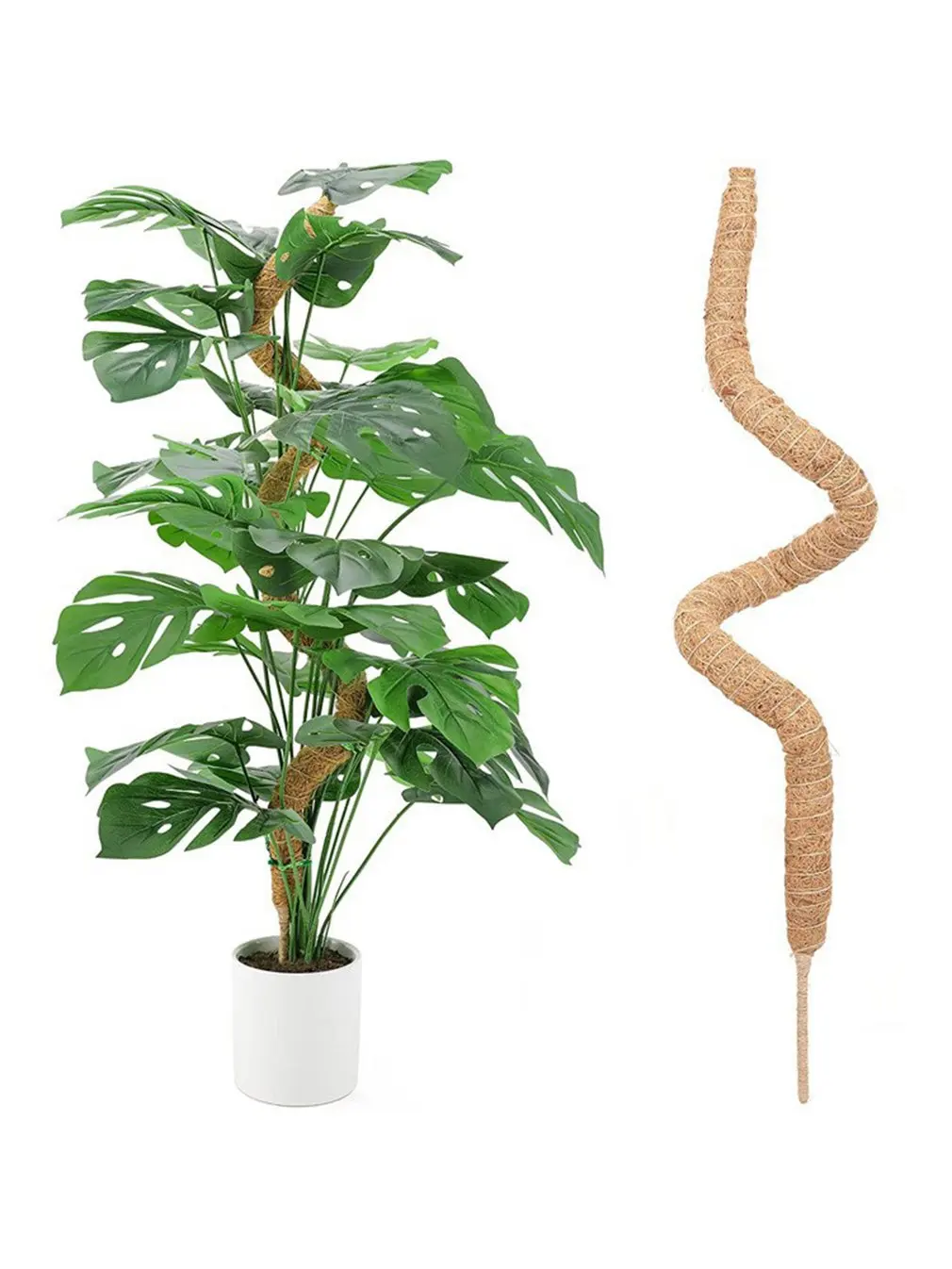 Bendable Suporte De Planta De Extensão, Musgo Pólo, Coco Estacas De Escalada, Monstera Interior, Dill Verde, Vine Planta De Escalada, Acesso Jardim