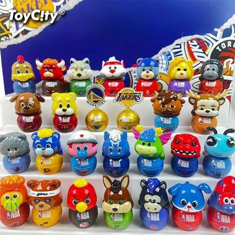 

Toycity“NBA Mascot”series DIY Blind Box Refrigerator Magnet Decoration Basketball Peripherals Pendant Mystery Box Toys Gifts