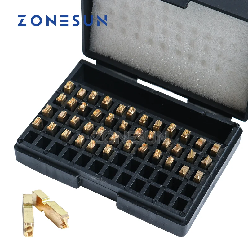 

ZONESUN A-Z 0-9 Character Letter Number Hot Letter ForZY-RM5 Code Ribbon Date Printing Machine