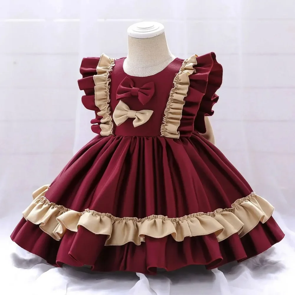 Children\'s Clothes Princess Dresses Lolita Style Spanish Puffy Girls Dress Party Bridesmaid Fancy Occasions Clothing for Kids