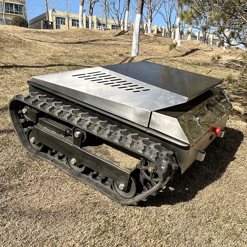 

Customized remote control lawn mower for mountain slopes, orchards, weed and shrub cleaning, professional lawn mower