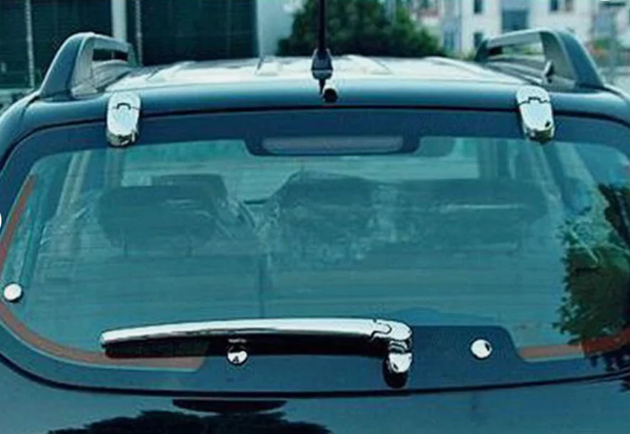 16 Pieces Chrome Styling Rear Wiper Window Pillar Trim Kit for Hyundai Tucson 05-09