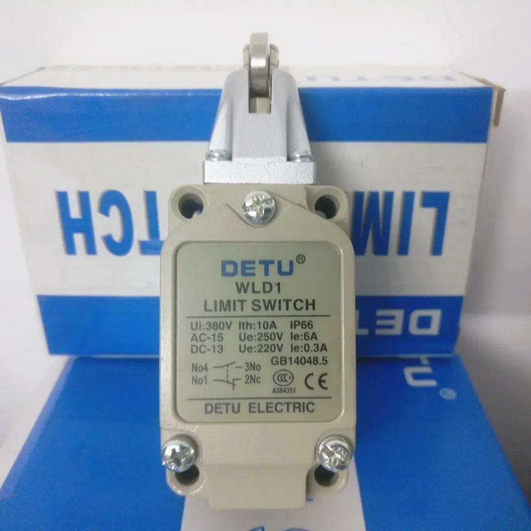 

Detu DETU double circuit waterproof limit travel switch WLD1 cross roller press type