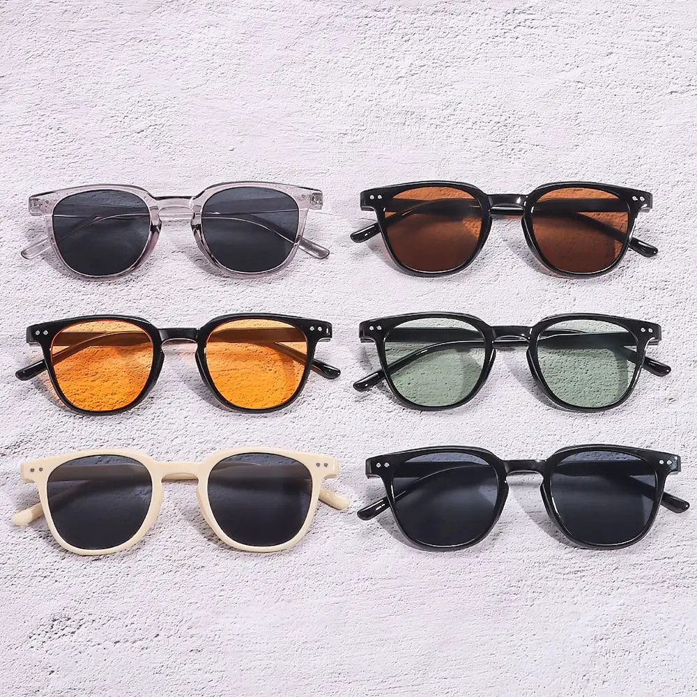 Okulary przeciwsłoneczne z duże oprawki Retro za duże kwadratowe okulary w stylu Vintage męskie okulary przeciwsłoneczne chroniące przed pojazdem UV400