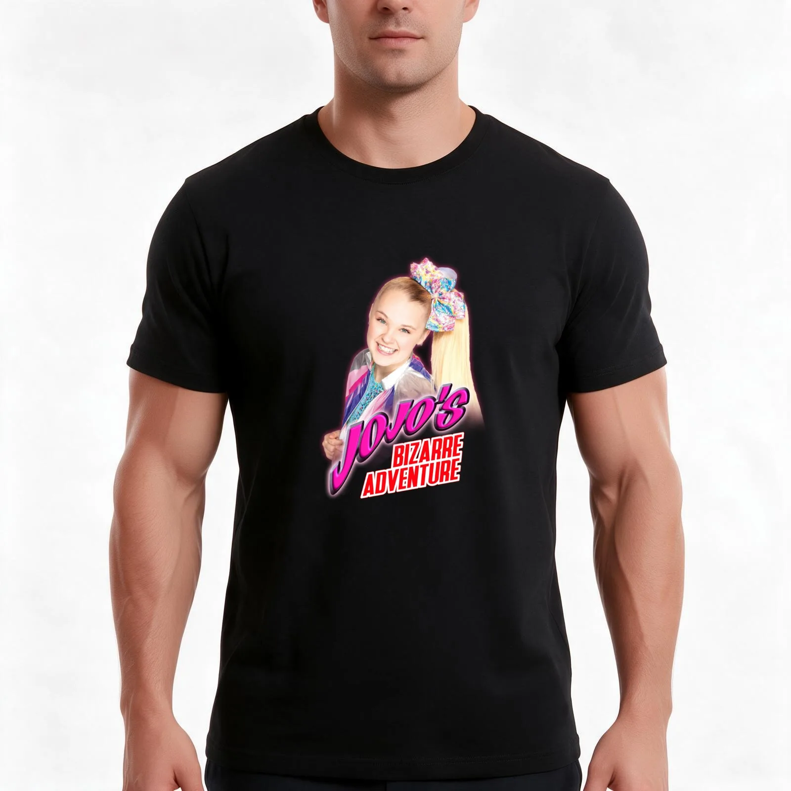 JoJo Siwa's Unusual Quest T-Shirt, Summer Casual Cotton Tee, Oversized Streetwear Tops, Vintage Graphic Print, Unisex Men Women