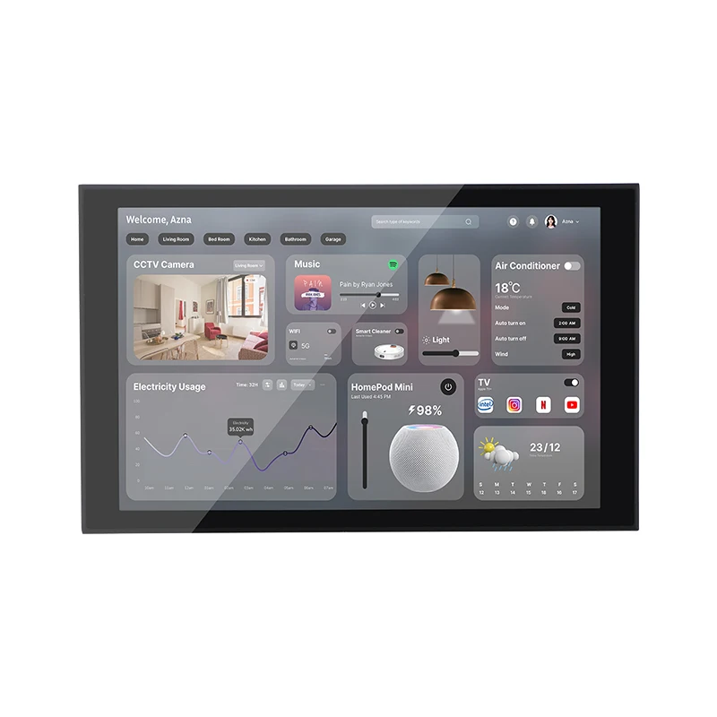 20268 Inch RK3576 4GB RAM 32GB IPS 1280*800 High Resolution Android Wall Mounted Smart Switch Wifi Smart Home with Metal case