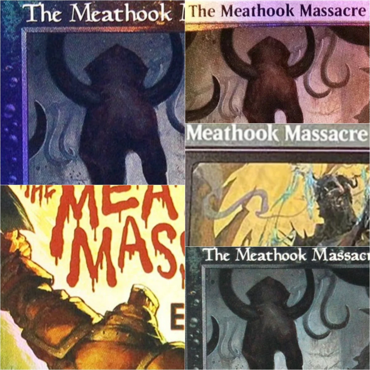 

"The Meathook Massacre" High Quality TCG Magical Proxy Cards Game Proxy Gathering Board Playing Game Trading Cards
