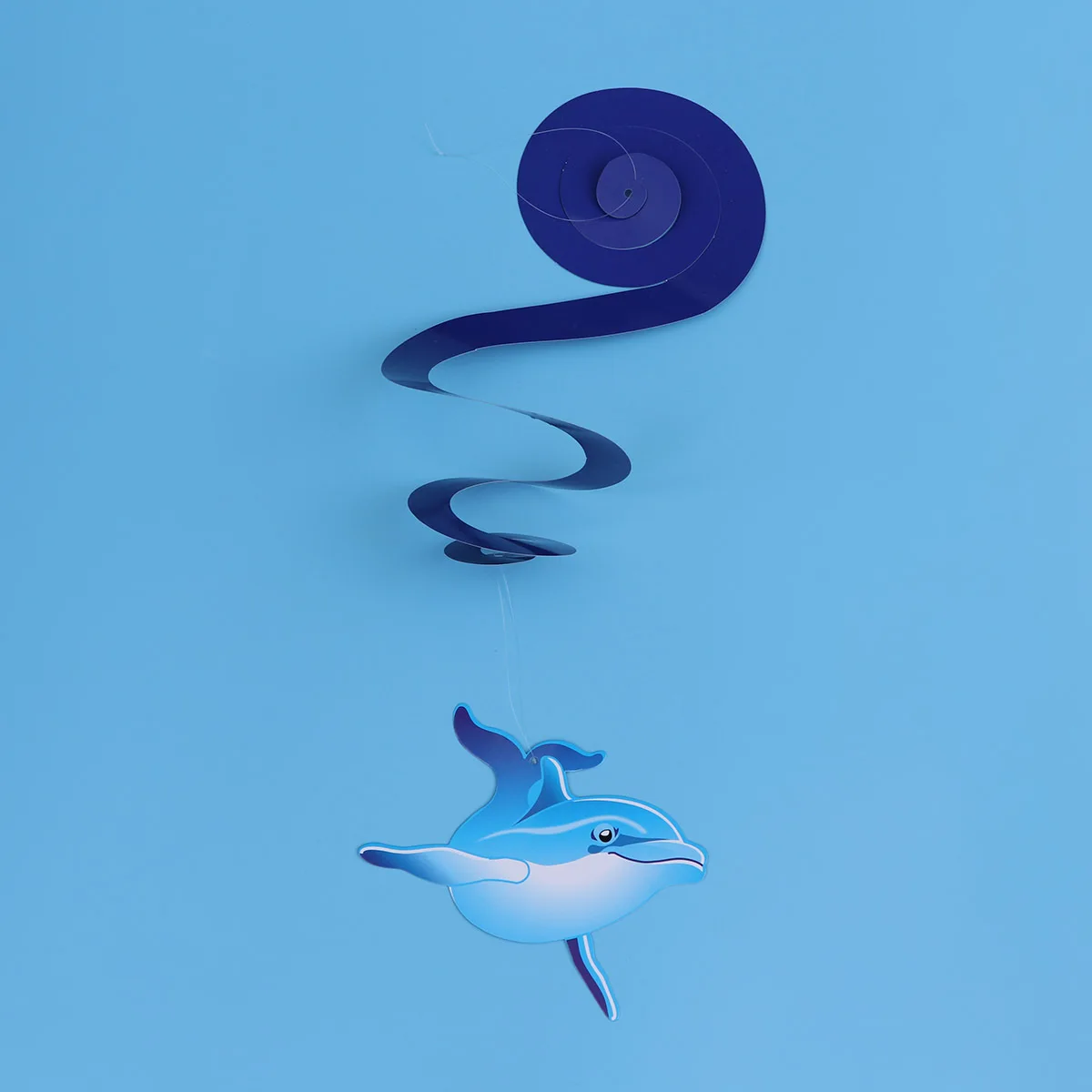 

12Pcs Dolphin Party Swirl Decorations Blue Hanging Ceiling Indoor Outdoor Ocean Theme Birthday Baby Shower Dolphin Hanging Swirl