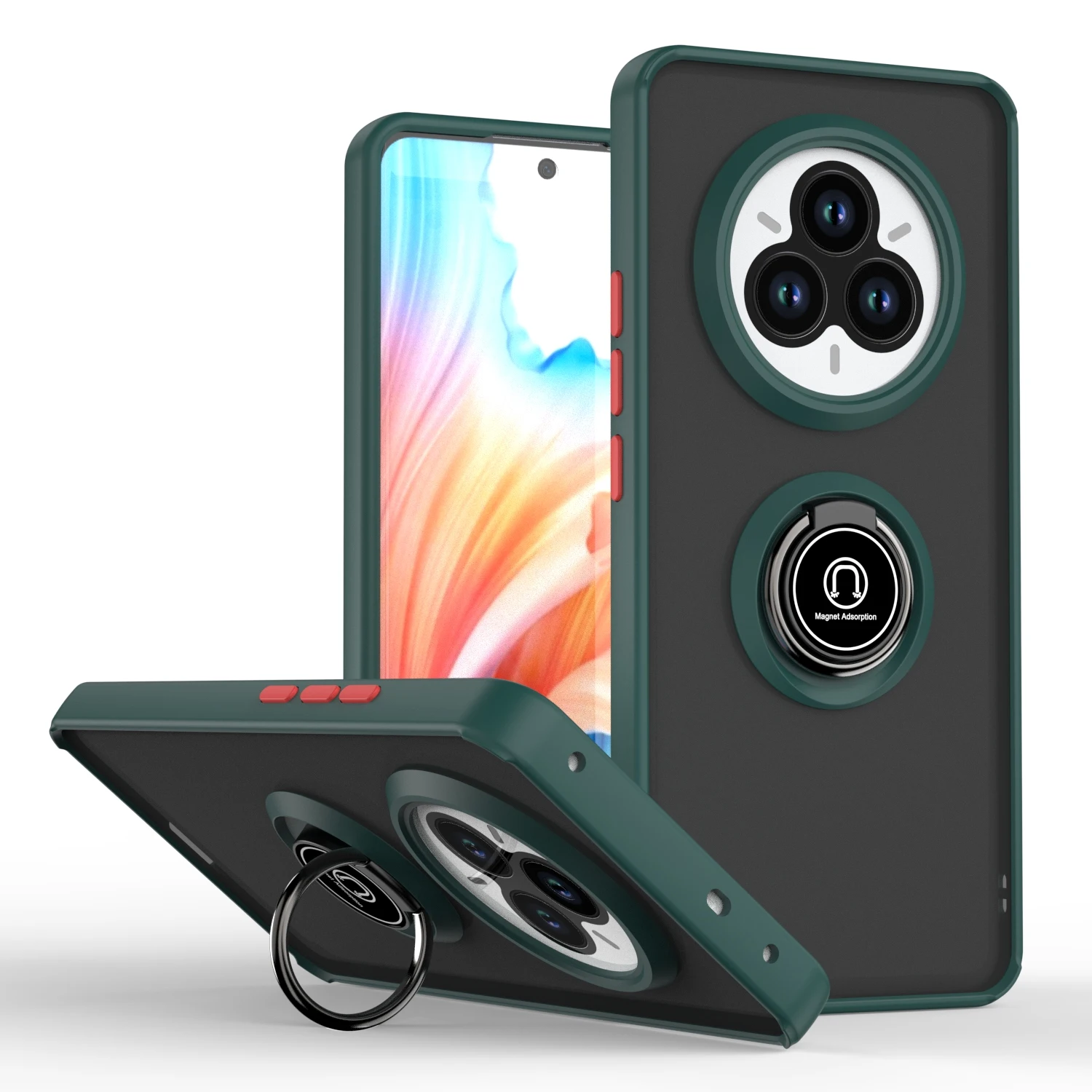 غطاء حماية بقوس دوران 360 درجة لهاتف Realme 14 Pro 5G حافظة مغناطيسية للسيارة Realme 14 Pro Plus هاتف Fundas Para Realme 14 Pro #3