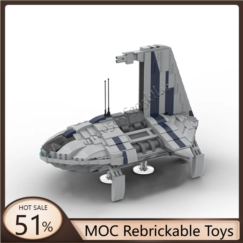 

Новинка 1931, серия Moc Space Battle, модель космического корабля, строительные блоки, оригинальность, сборка, кирпичи, игрушки на день рождения, подарок для детей