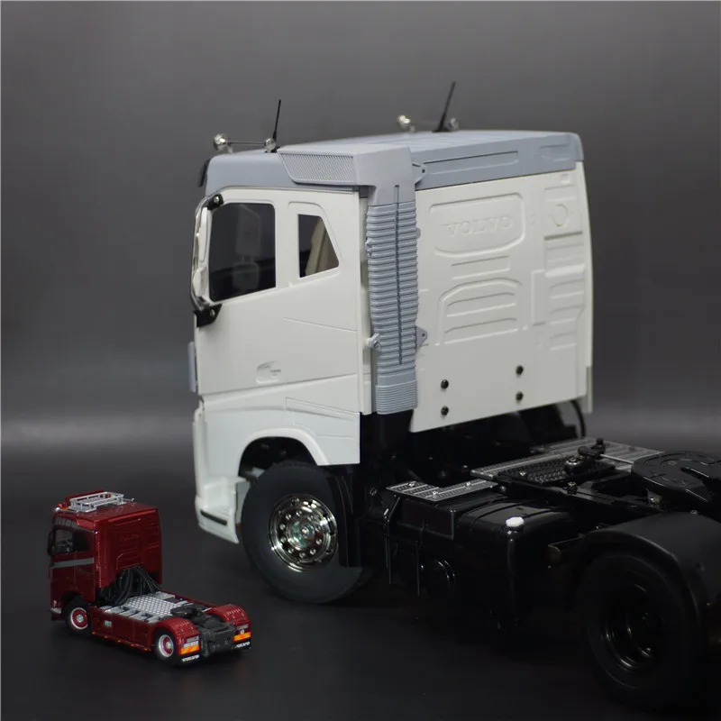 Kit de piezas de actualización de carrocería de techo bajo para camión teledirigido Tamiya 1/14, volquete de remolque Volvo F16 750 Regal 560360, modificación de camión de madera DIY