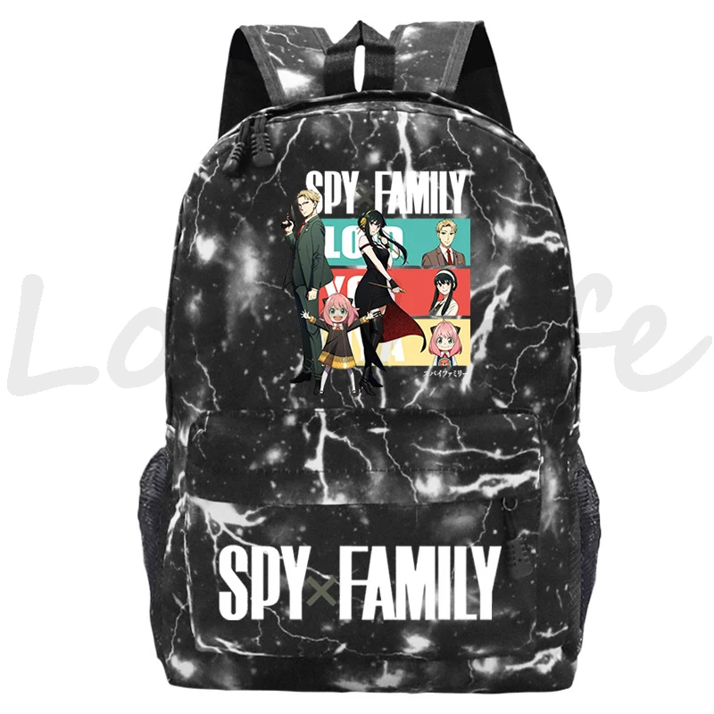 Anime Spy X Family Backpack for Girls Students Rucksack Zipper Bookbag Anya Graphic Schoolbag Kawaii Manga Kids Cartoon Mochila