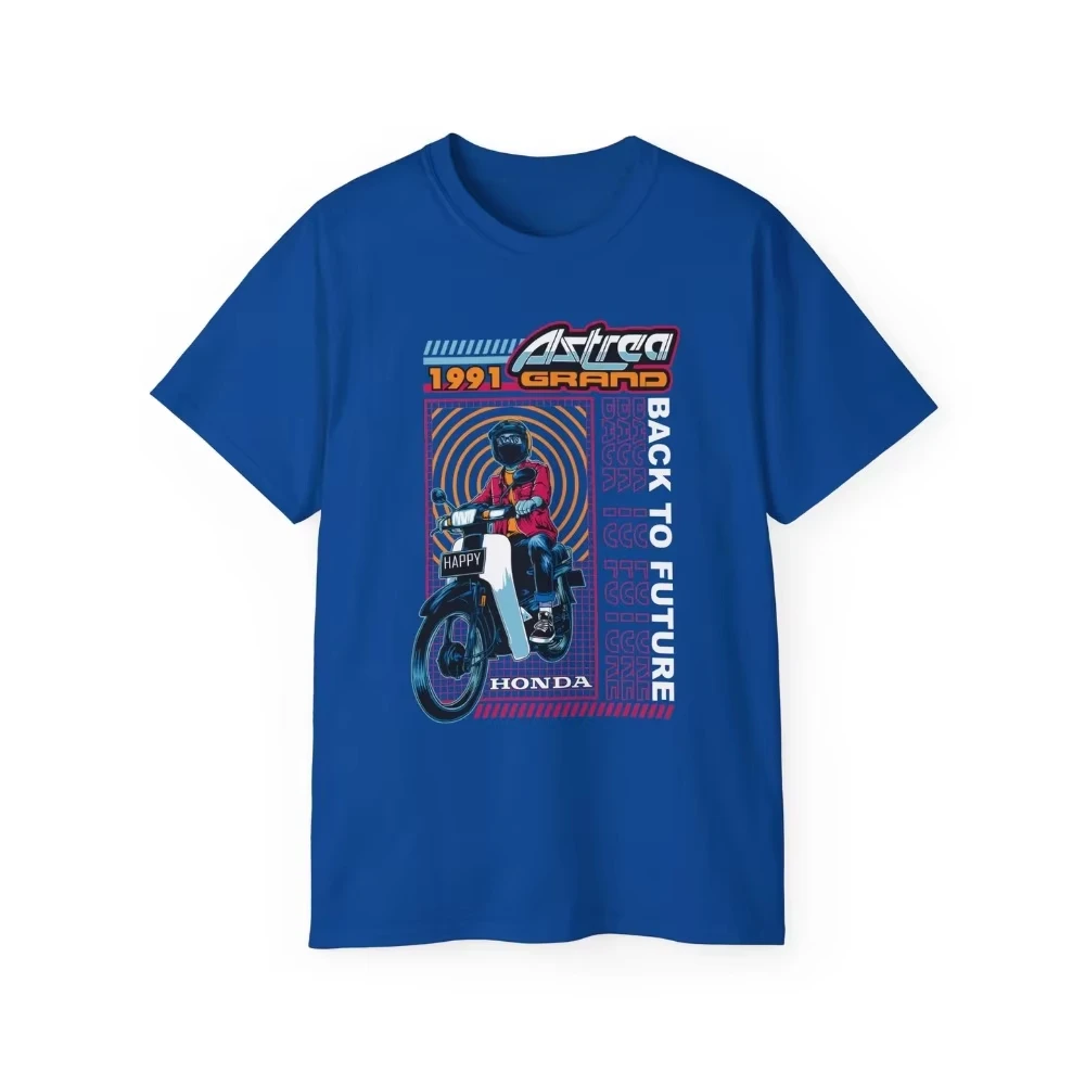 

Honda 2026, новая популярная мужская и женская футболка Astrea Grand BTF, летние хлопковые рубашки, весенне-осенний мотоциклетный топ для бездорожья