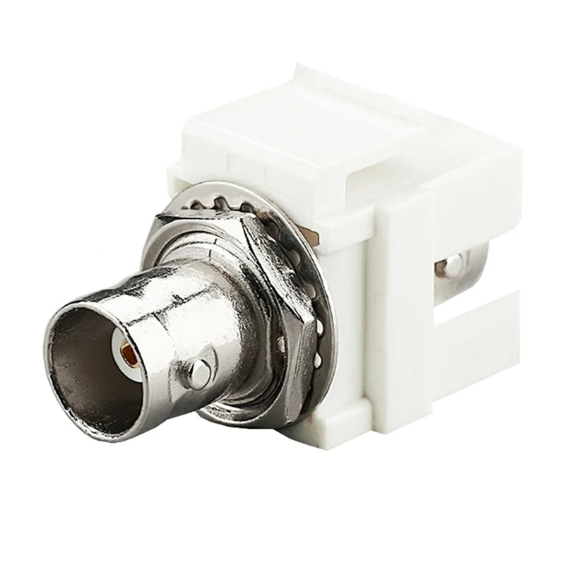 BNC Keystone Jack Insert Connector Socket Female Snap In Adapter Port Inline Coupler For Wall Plate Outlet Panel Mount