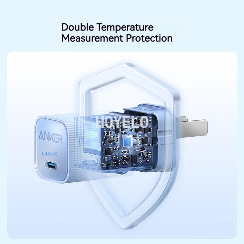 شاحن Anker-nano ultra لسلسلة آيفون وجالاكسي ، pps قابل للطي ، pps ، شاحن سريع ، 30 واط ، 50 واط ، piq