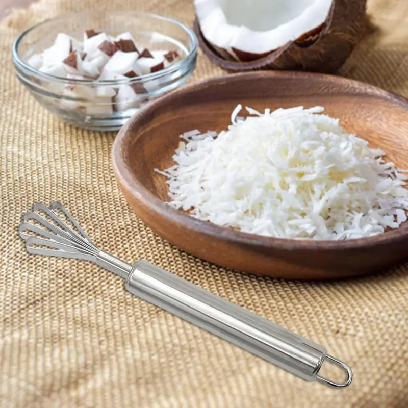 Coconut Scraper Stainless Steel Shredded Coconut Remove Knife Fishing Scraper Seafood Cleaning Peeler home Kitchen Accessories