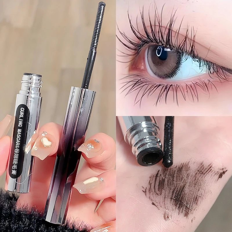 Black Metal Bar Type Head Mascara 3D Lengthens Eyelashes 4D Eye Black Lengthening Eye Makeup Tool Lashes Kobiece kosmetyki do makijażu