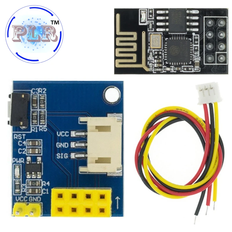 ESP8266 ESP-01 ESP-01S WS2812 RGB LED Controller Module PLR for IDE WS2812 Light Ring Smart Electronic DIY