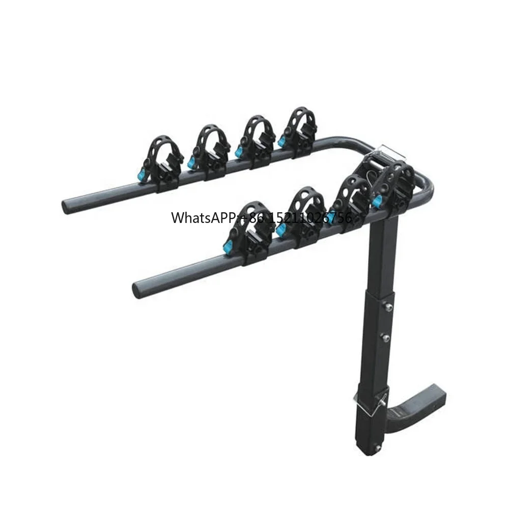 

Vehicle bicycle carrier mounted auto other exterior accessory rack fold vertical 4 bike hitch rear racks with 2'' receiver