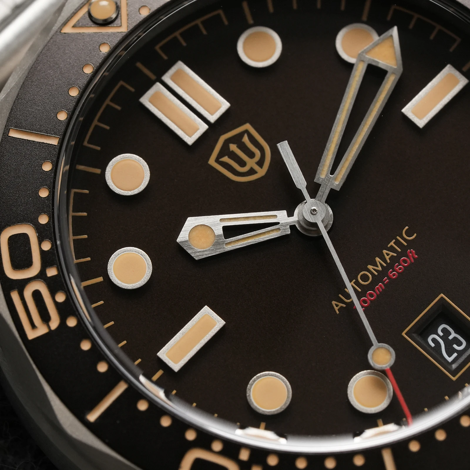 Watchdives Wd007 V4 39Mm NTTD Automatic Watch PT5000 Mechanical Titanium AR Sapphire 200M Dive Luminous Men Vintage Wristwatch view 6