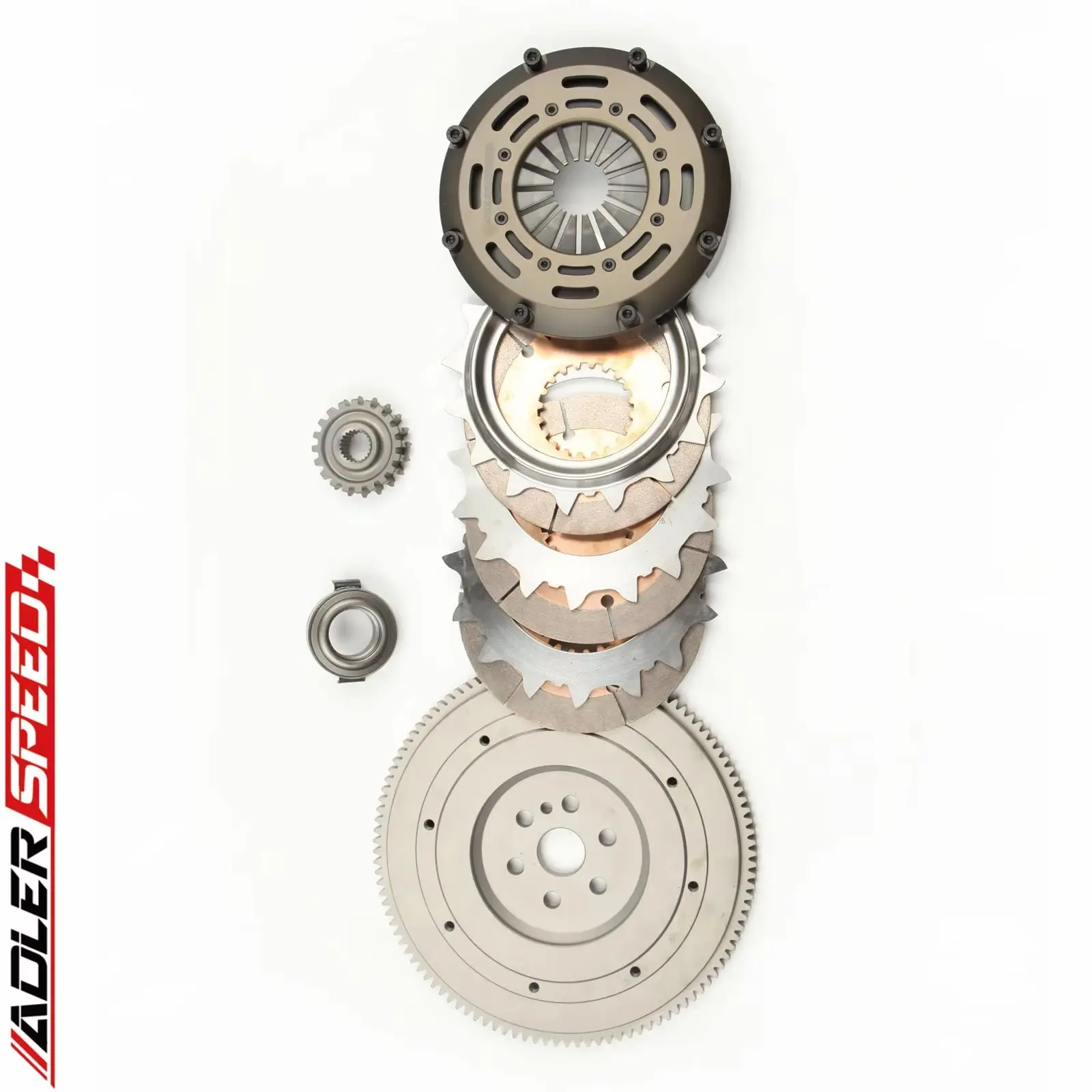 

For 1993-2003 Mazda MX-6 626 Mazdaspeed Protege Protege5 2.0L ADLERSPEED RACING CLUTCH TRIPLE DISC KIT