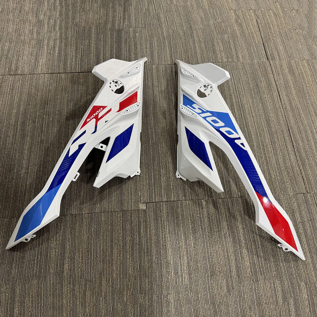 Motorcycle Decorative Fairing Cover Side Area Exterior Styling ABS Plastic Panel Fit For BMW S1000RR / M1000RR 2023–2024