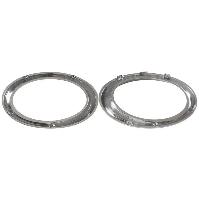 A76T-المصد الأمامي الضباب غطاء خفيف كروم ل S211 W211 E-CLASS W211 الضباب مصباح الحافة 2118850974 2118851074 #2