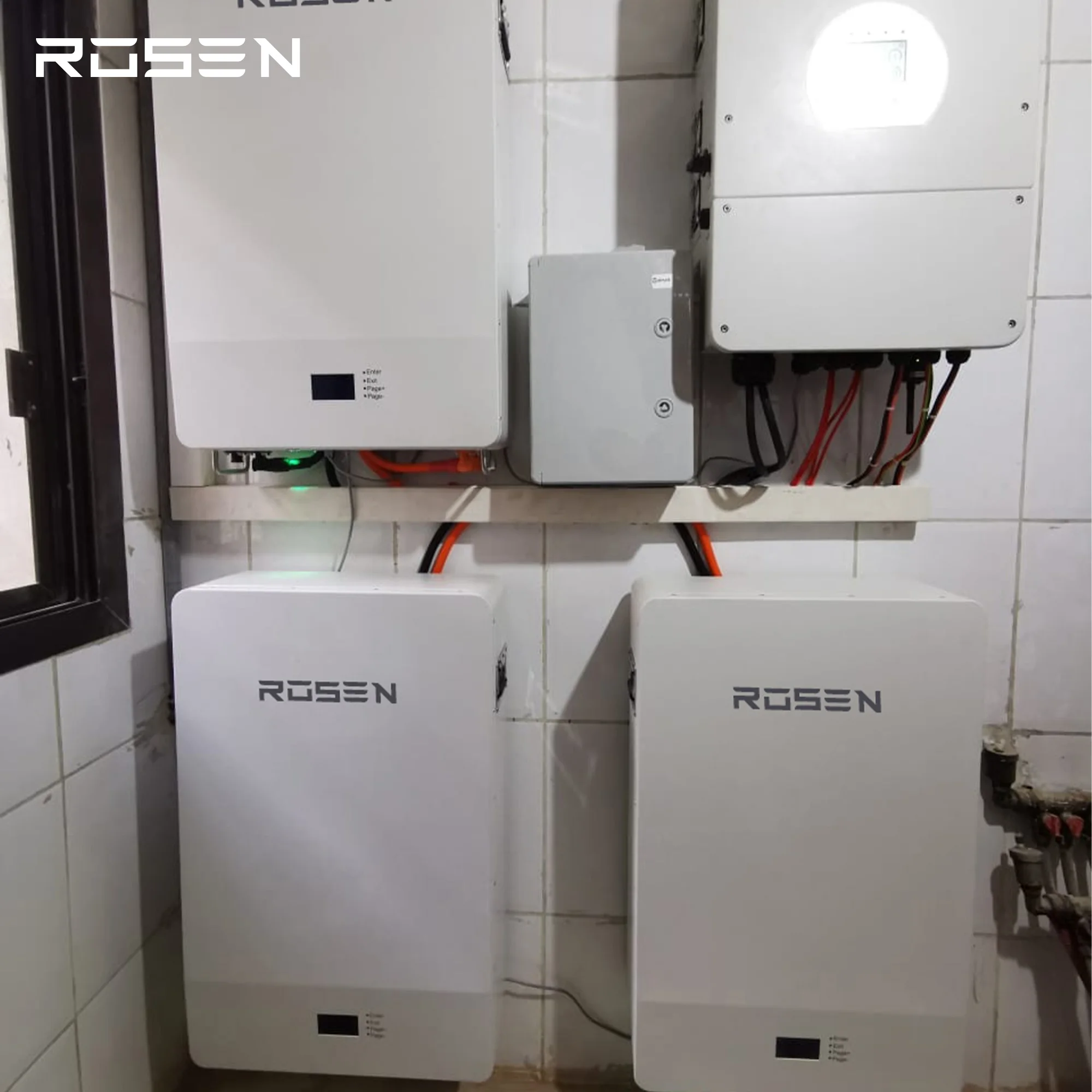 Lithium Ion Batteries 200Ah Off Grid Inverter 3.5kva 5kW Lifepo4 Battery 51.2V