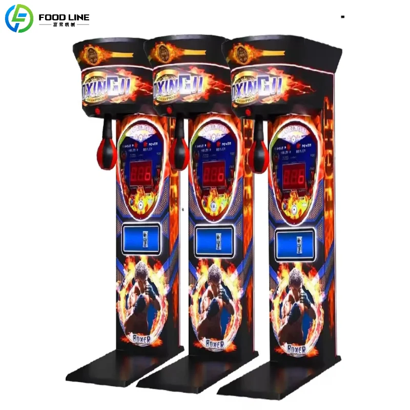 Customized Factory Price Coin Operated Electronic Big Punch Boxing Game Machine - Ideal for Amusement Parks and Arcades