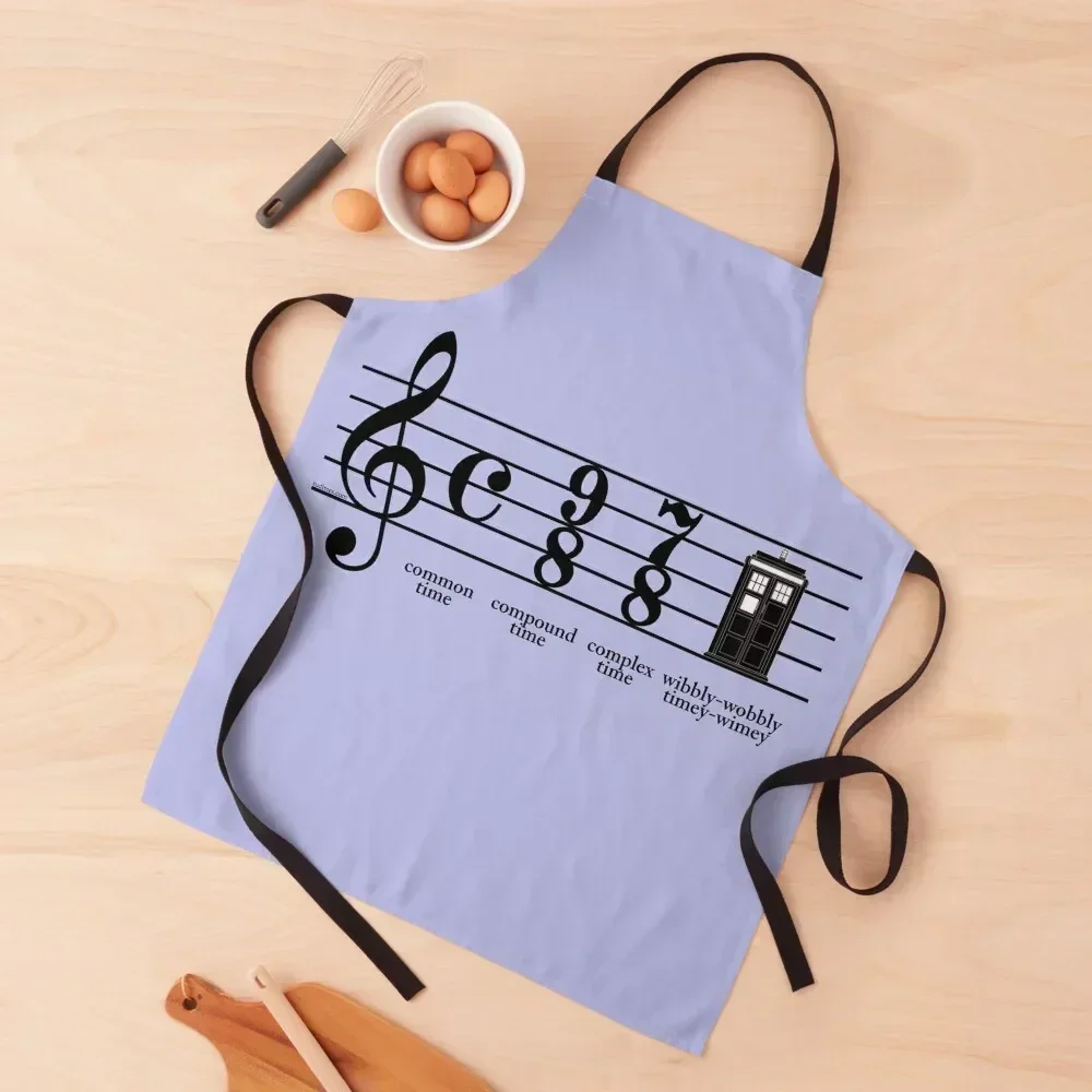

Wibbly-wobbly timey-wimey Apron Kitchen Things Kitchens For Men Kitchen Supplies Art Apron