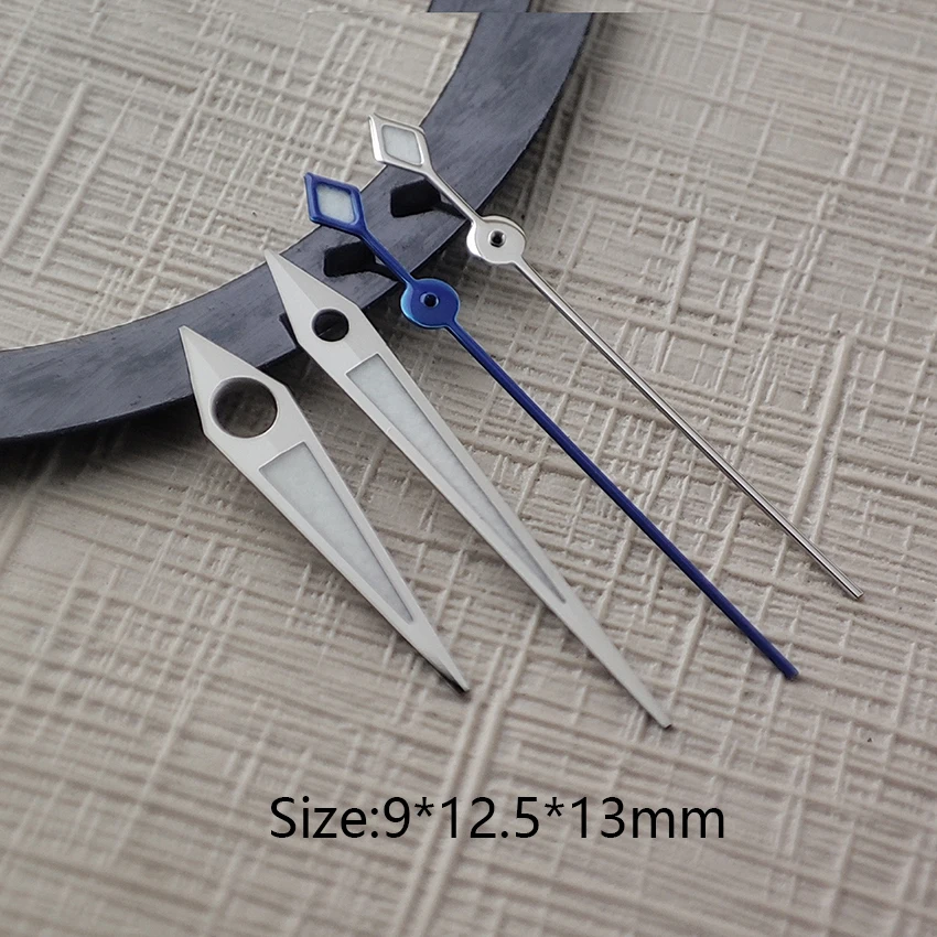 New NH35 Hands NH36 Hands Blue Luminous Pointer Men's Diving Watch Parts Replacement Suitable For NH35/NH36 Movement