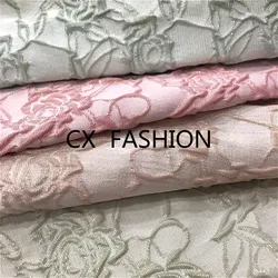 Metal Wire Brocade Jacquard Clothing Fabric for Dress Cheongsam Fashion Designer Diy Sewing Material By The Meter Cloth