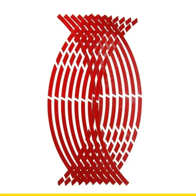 SZCH Wheel Sticker Motorcycle Cycling Bike 17-18'' Night Safety Stripe