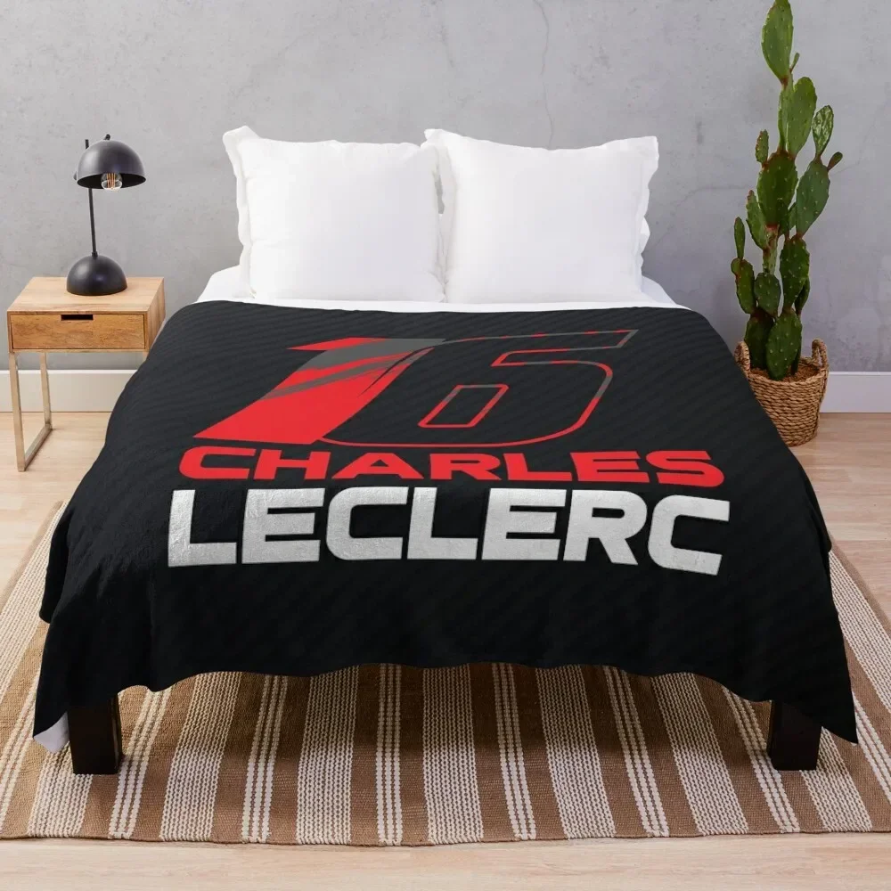 

Charles Leclerc 16 v3 Throw Blanket blankets and throws Decorative Throw Blankets Sofas Of Decoration Luxury Thicken Blankets