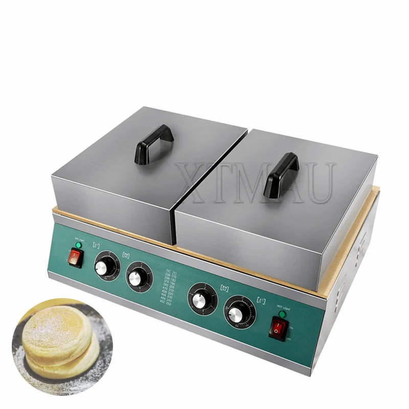 

Commercial&Household Dualhead Temperature Knob Control Electric Souffle Waffle Maker Machine Fluffy Souffle Machine