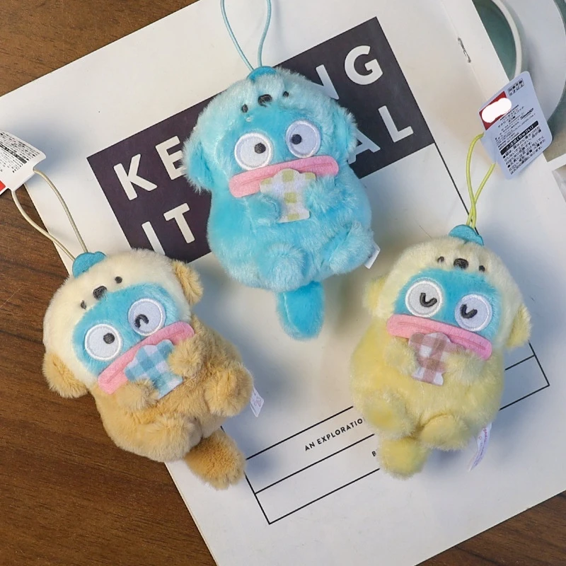 10cm lindo nutria pez feo Hangyodon adorno colgante muñeco de peluche medio pescador llavero bolsa accesorio juguete de dibujos animados regalos