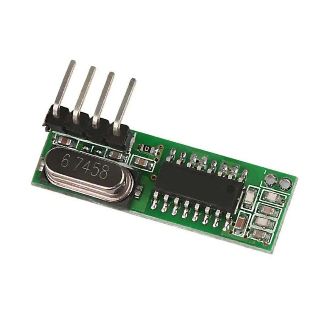 Receiver Module Mini Low Power Consumption Rx470-4 433mhz Universal External Antenna Superheterodyne Wireless Rf