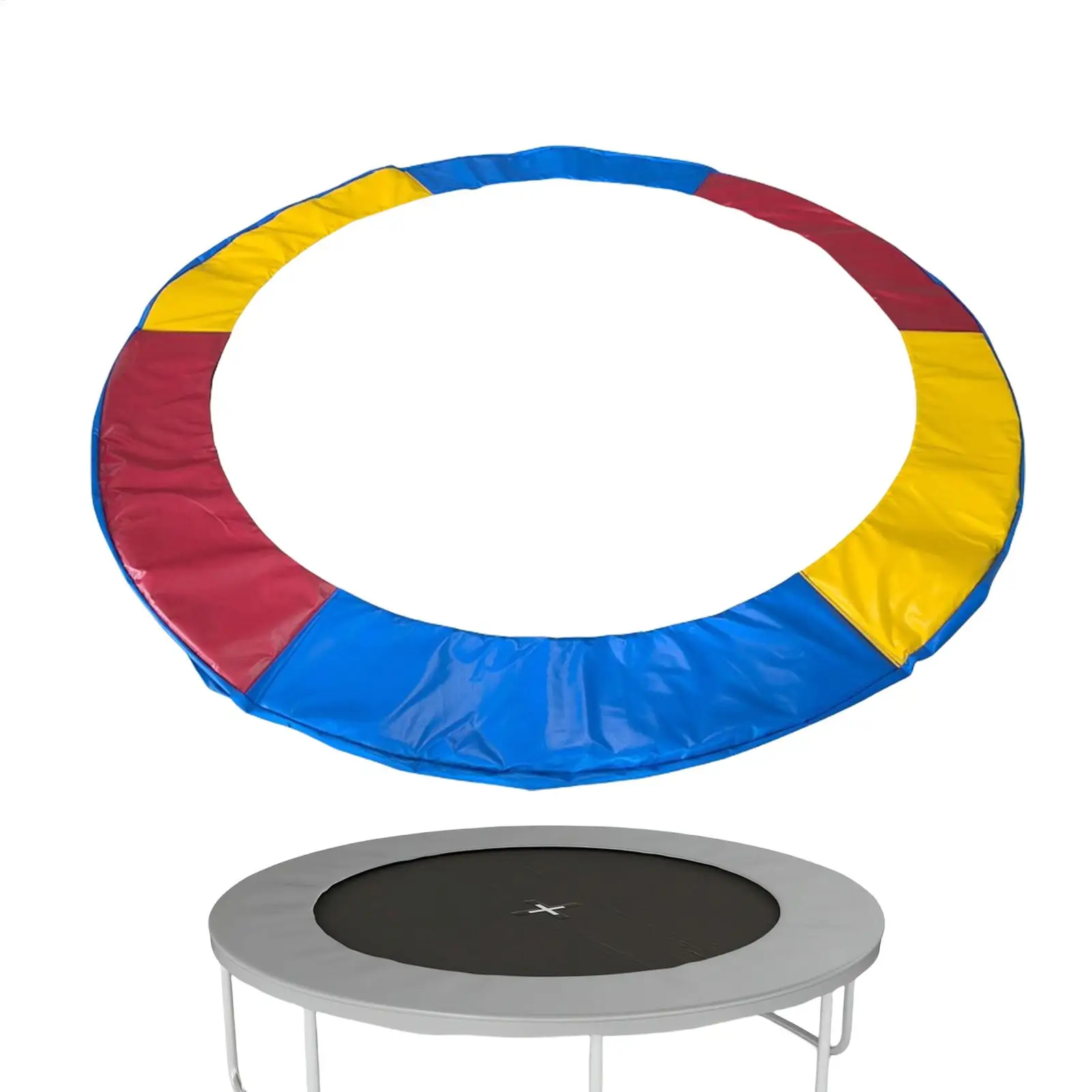 

Trampoline Safety Pad Trampoline Safety Padding Round Dust-Proof Pad Waterproof Protector For Gym Extend The Lifespan Backyard