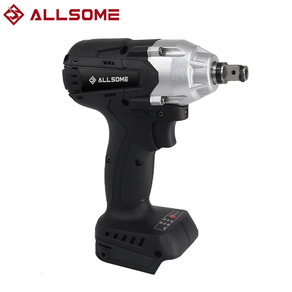 21V 6.35mm Cordless Screwdriver 400N.m  Brushless 1/2 inch Electric Wrench Compatible Makita 18V Battery Impact Wrench