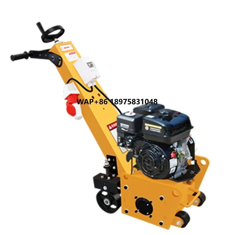 Small electric concrete floor roughening machine floor planer concrete milling machine