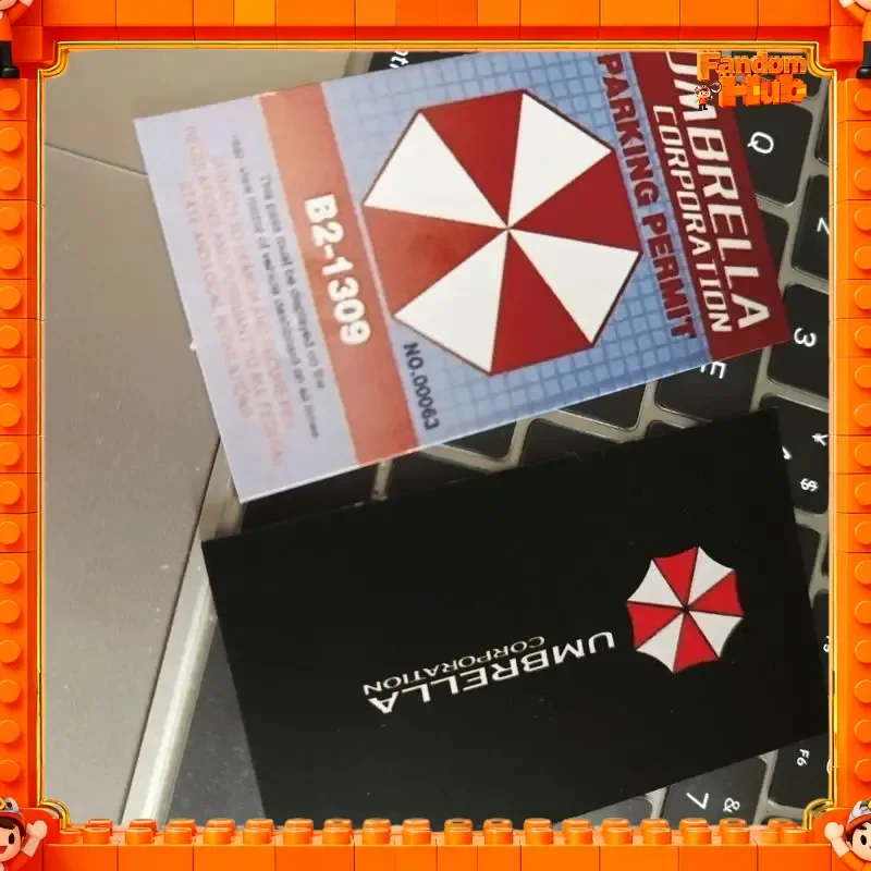 وصول جديد الشر المقيم المظلة شركة بطاقة الوصول بطاقة الهوية بطاقة الهوية الفيلم تأثيري الدعامة نموذج تحصيل الديكور لعبة هدية #3