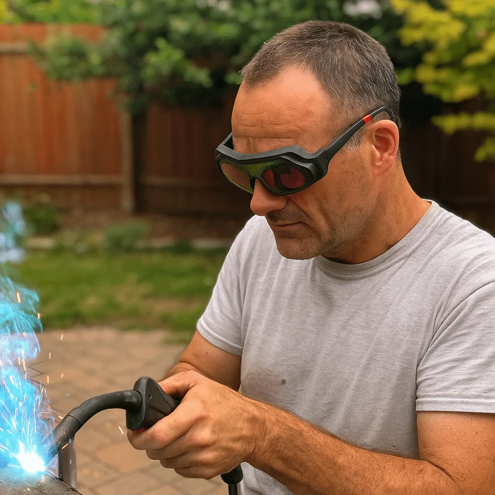 

Solar Powered Automatic Dimming Welding Glasses Anti-glare Auto Darkening Argon Arc Welding Glasses Anti-Scratch with Headband