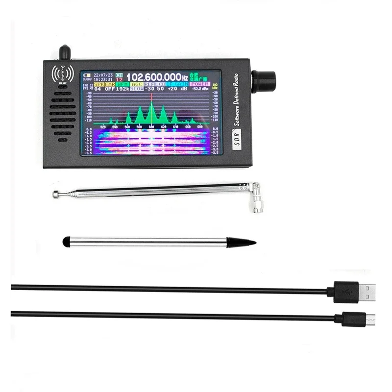 SDR-101 Software Defined Radio SDR Radio DSP Alloy Digital Demodulation Short Wave FM AM MW WFM SSB CW HAM Radio Receiver