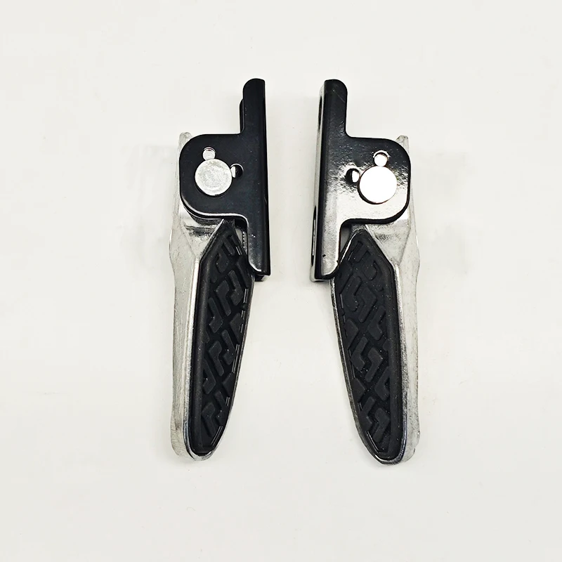 Foldable Aluminum Rear Foot Pegs, Modified Footrest Pedals for Mingyue Electric Scooter & Battery Bike