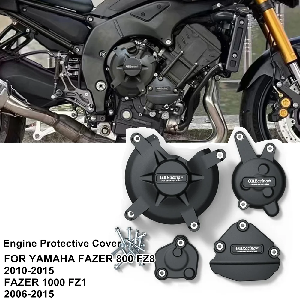 

FOR YAMAHA FAZER 800 FZ8 2010-2015 FAZER 1000 FZ1 2006-2015 Motorcycle Engine Cover Sets Bonnet Protector Engine Cover